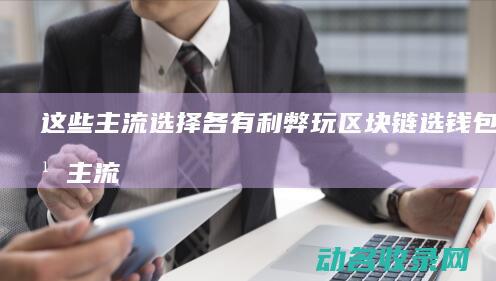 这些主流选择各有利弊 玩区块链选钱包 (什么主流)